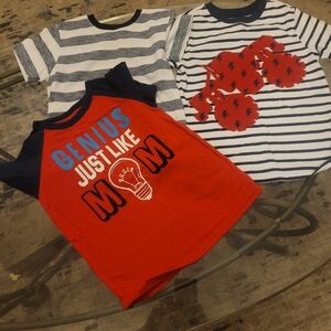 Garanimals Red and Striped Kids Tees Set